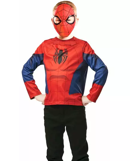 Kit med topp och mask Spiderman™ barn