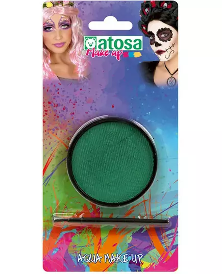 Vattenbaserat smink grönt skimrande med glitter 12 g