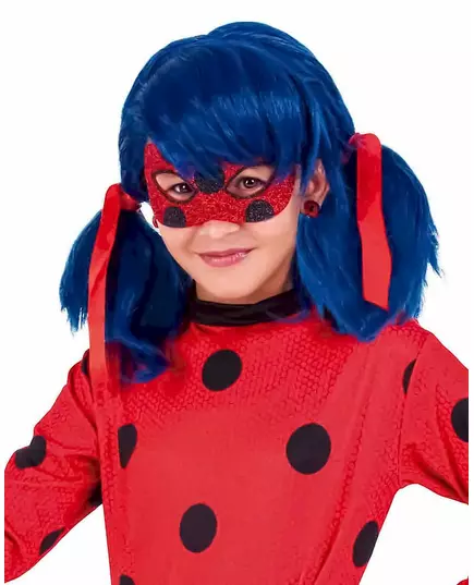 Glittrande Ladybug™-mask barn