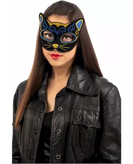 Färgglad kattmask vuxen