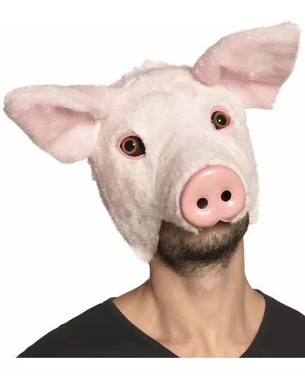 Plyschgris-mask vuxen