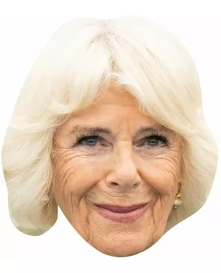 Pappmask drottninggemål Camilla