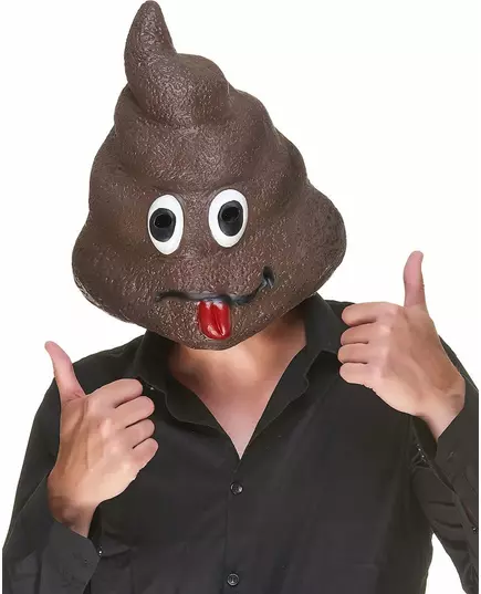 Latexmask bajs vuxen