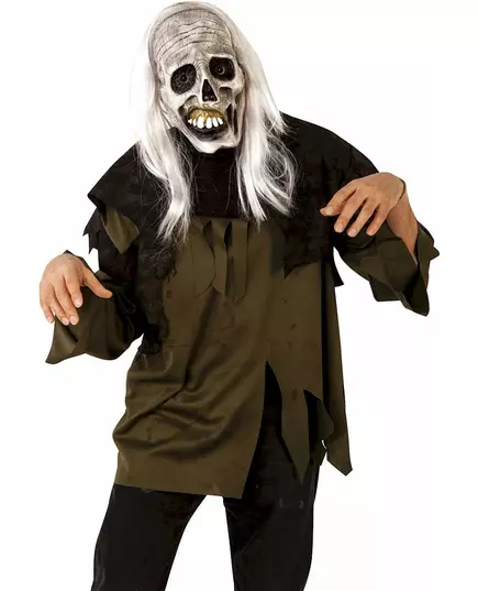 Zombie mask och peruk vuxen