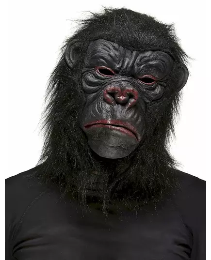 Svart gorillamask vuxen