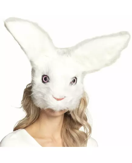 Maskeradmask i plysch, kanin vuxen