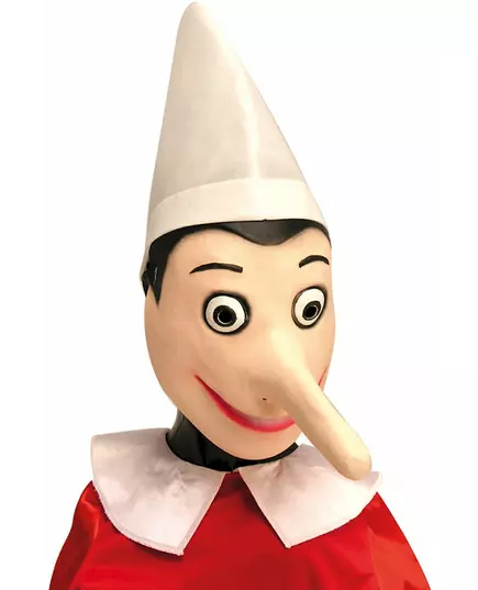 Latexmask Pinocchio™ vuxen