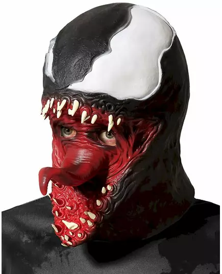 Svartvit symbiotmask i latex vuxen