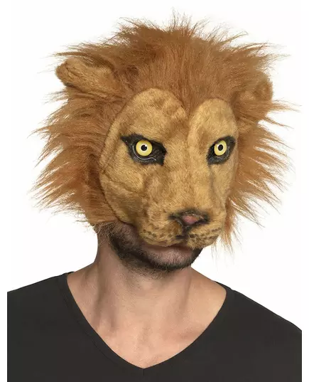 Lejonmask i plysch vuxen