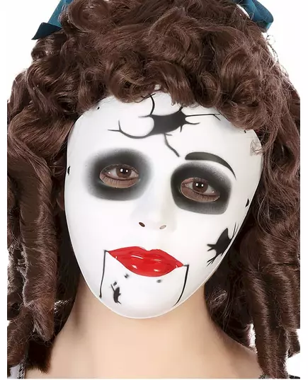 Mask med sprucken dockansikte vuxen