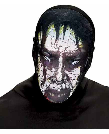 Besatt zombiemask för vuxen Halloween