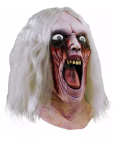 Blodig zombiemask i latex vuxen Halloween