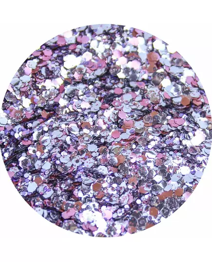 Rosa biologiskt nedbrytbart glitter 5h du mat' - Si si la paillette