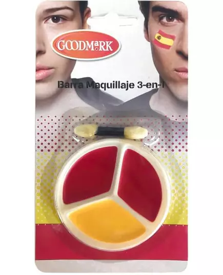 Sminkpalett Spanien-supporter