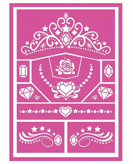 Sminkschabloner prinsessa