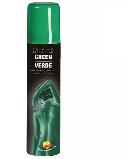 Grön glittersprej för kroppen 75 ml