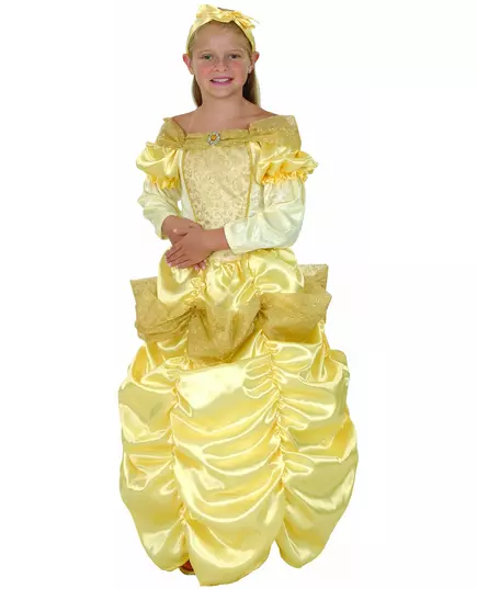 Skönhetsprinsessa maskeraddräkt barn, Storlek: 7-9 år (120-130 cm)