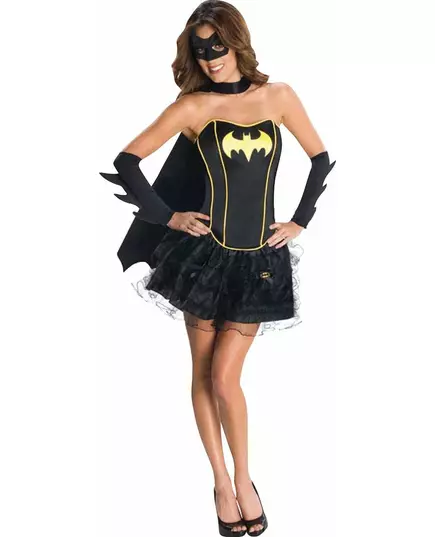 Sexig Batgirl™-maskeraddräkt dam, Storlek: Small