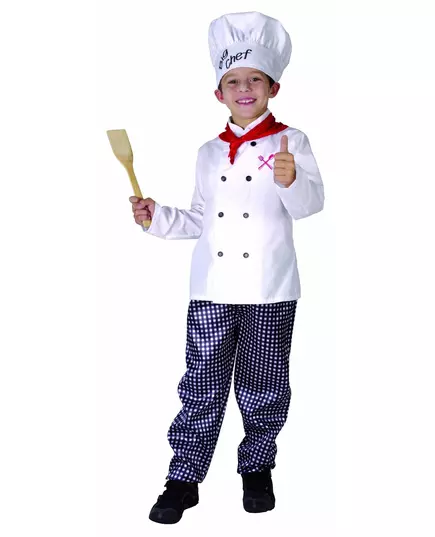 Kockmaskeraddräkt pojke, Storlek: 10-12 år (130-140 cm)