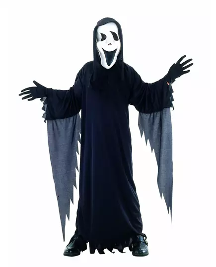 Maskeraddräkt mördare barn Halloween, Storlek: 7-9 år(120-130 cm)
