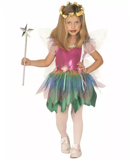 Maskeraddräkt älvslända för flickor, Storlek: 4-5 år (116 cm)