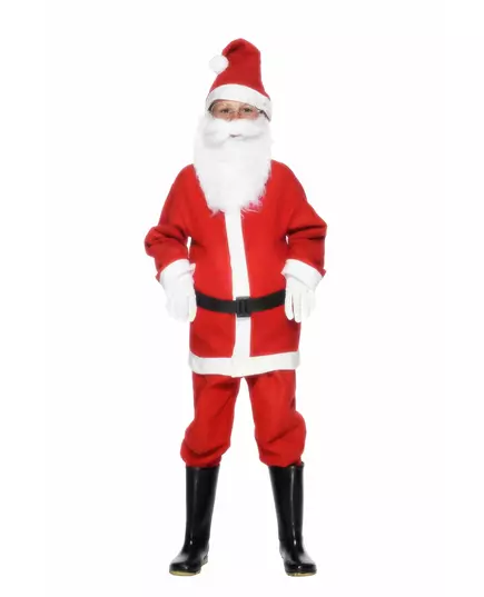 Tomtemaskeraddräkt pojke, Storlek: 7-9 år (130/143 cm)