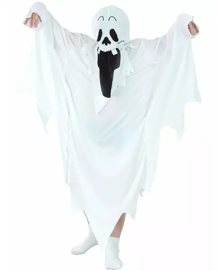Halloween-maskeraddräkt spöke barn, Storlek: 10-12 år (130-140 cm)