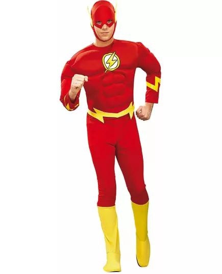 Lyxmaskeraddräkt Flash™ herr, Storlek: X-Large