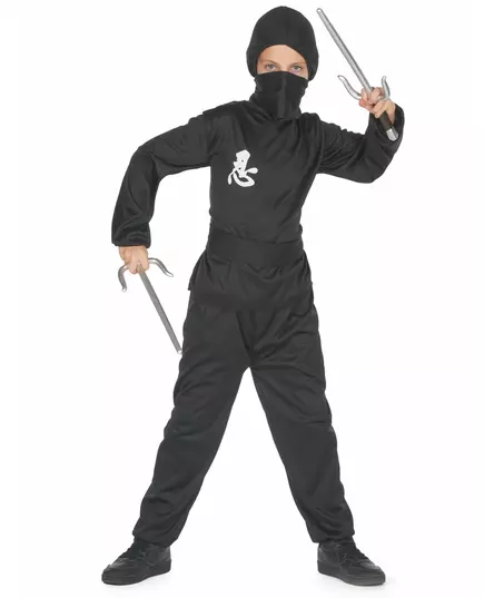 Ninja-kommandodräkt för pojke, Storlek: 10-12 år(130-140 cm)
