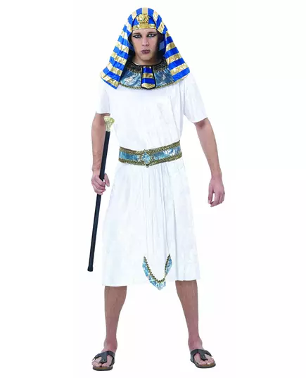 Komplett maskeraddräkt egyptisk farao herr, Storlek: Large
