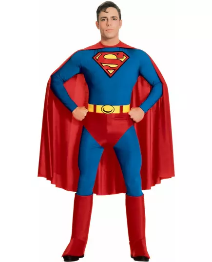 Klassisk Superman™-maskeraddräkt herr, Storlek: XL
