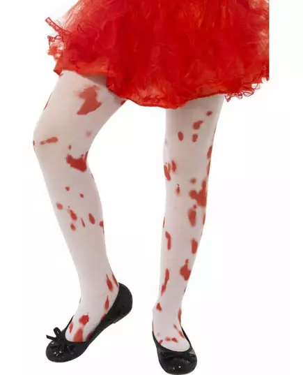 Blodiga strumpbyxor barn Halloween, Storlek: 3-6 år (95-115 cm)