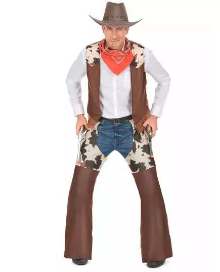 Maskeraddräkt cowboy från Vilda västern herr, Storlek: Small