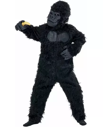 Gorillamaskeraddräkt barn, Storlek: 12-14 år (155 cm)