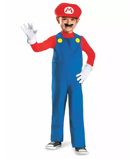 Mario™-maskeraddräkt barn, Storlek: 2 år (84-91 cm)