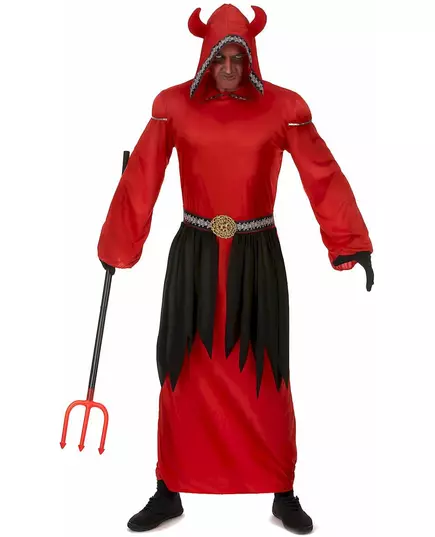 Demonisk sektmaskeraddräkt herr, Storlek: Small