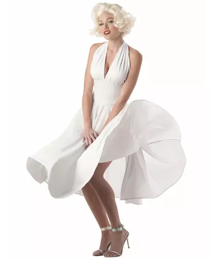 Sexig Marilyn-maskeraddräkt dam, Storlek: Medium (40/42)