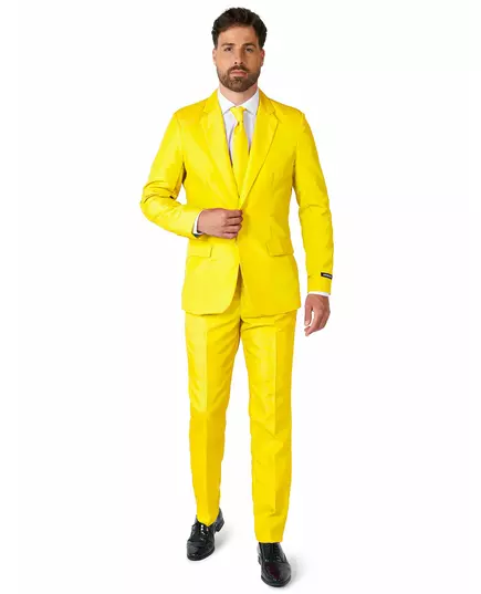 Mr. Solid gul herrkostym Suitmeister™, Storlek: Medium (EU 48-50)