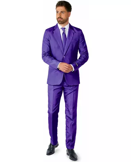 Mr. Solid lila kostym herr Suitmeister™, Storlek: X-Large (EU 56-58)