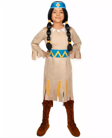 Regnbågsdräkt - Yakari™ flicka, Storlek: 7-8 år (122-128 cm)