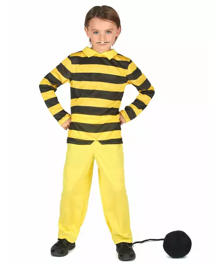 Dalton-maskeraddräkt barn – Lucky Luke™, Storlek: 10-12 år (130-140 cm)