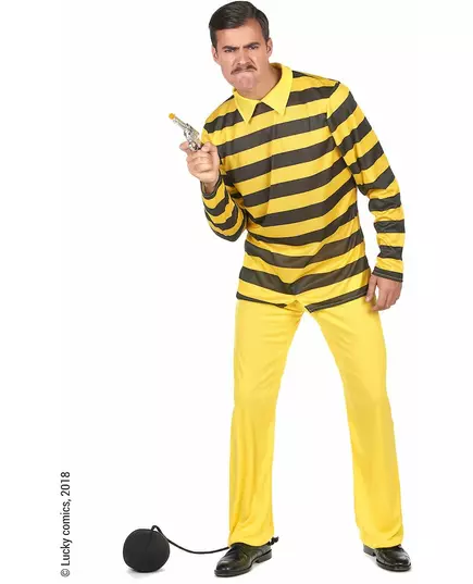 Dalton maskeraddräkt herr - Lucky Luke™, Storlek: X-Large