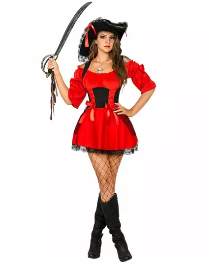 Sexig piratmaskeraddräkt dam, Storlek: Large