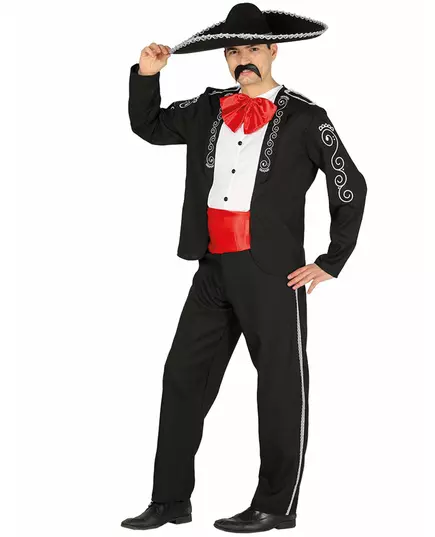 Maskeraddräkt mexikansk gentleman herr, Storlek: Large (42-44)