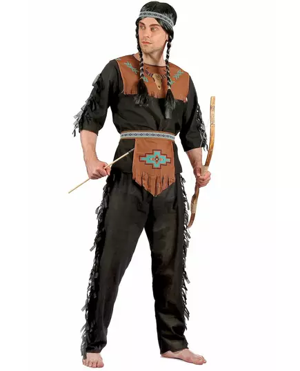 Indianmaskeraddräkt herr, Storlek: Large