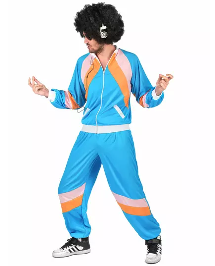 Retro joggingmaskeraddräkt herr, Storlek: Large