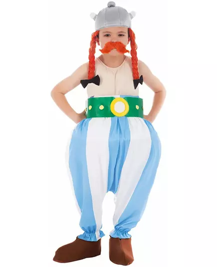 Lyxig Obelix™-maskeraddräkt barn – Astérix et Obélix™, Storlek: 11-12 år (152 cm)