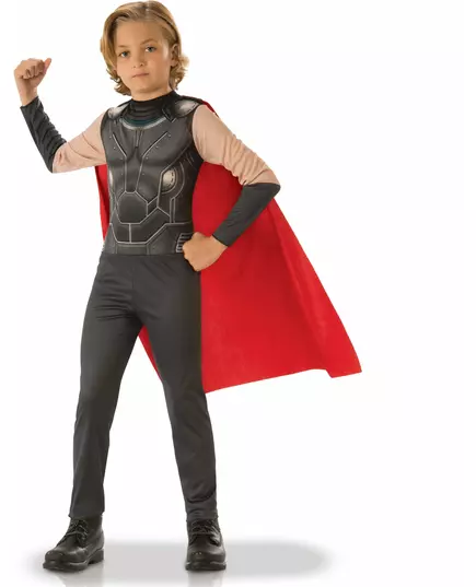 Klassisk Thor™-maskeraddräkt pojke, Storlek: 5-6 år (110 till 116 cm)