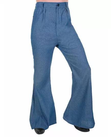 Discojeans med elefantben herr, Storlek: Large