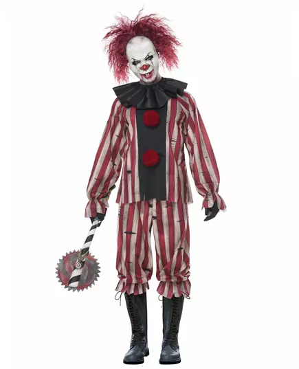 Lyxig maskeraddräkt demonclown vuxen, Storlek: XX-Large